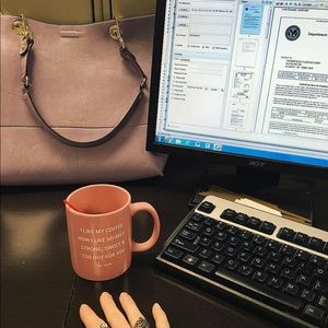 Large Calvin Klein Reversible Tote with pochette